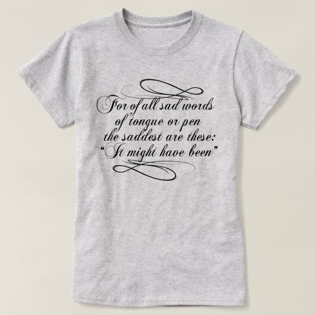 Camiseta Pode Ter Sido (Frente do Design)