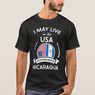 Camiseta Pode Viver Nos EUA Mas Minha História Começou Na N