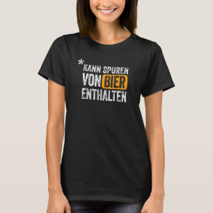 Camiseta Podem Conter Vestígios De Cerveja 1