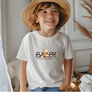 Camiseta Podemos Esperar Um Chá de fraldas De Aquarela