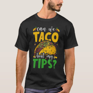 Camiseta Podemos falar sobre minha gastronomia Garçonete?