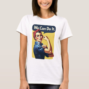Camiseta Podemos fazê-lo Feminismo