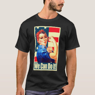 Camiseta Podemos Fazer Isso Poster de Propaganda Americana