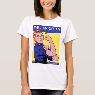 Camiseta Podemos Fazer Isso!  Rosie, a versão de arte do P