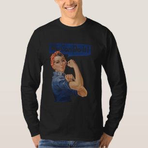 Camiseta Podemos Fazer Isso Rosie, Feminista Rosey Ros