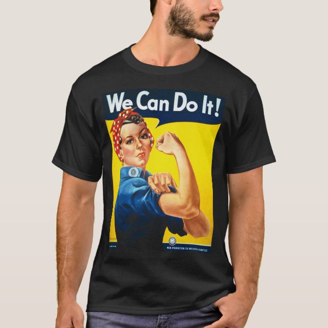 Camiseta Podemos Fazer Isso! Rosie the Riveter  (Frente)