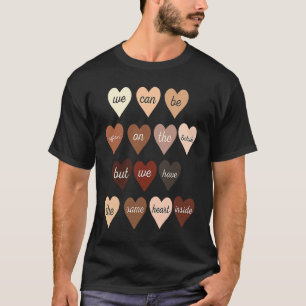 Camiseta Podemos ser diferentes, mas temos a mesma safra.