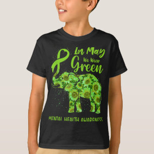 Camiseta Podemos Vestir o elefante verde para a saúde menta