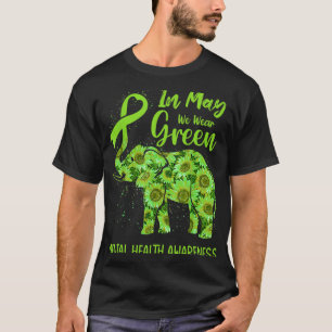 Camiseta Podemos Vestir o elefante verde para a saúde menta