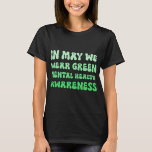 Camiseta Podemos Vestir Verde Para Sensibilização Para A Sa