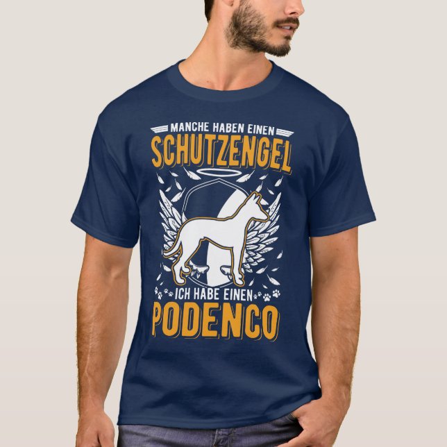 Camiseta Podenco Schutzengel Windhund Ibizan Hound (Frente)