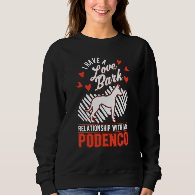Camiseta Podenco Valentine's Day Ibizan Hound Podenco (Frente)