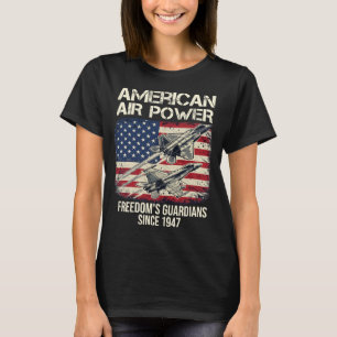 Camiseta Poder Aéreo Americano Guardiões da Liberdade Jato