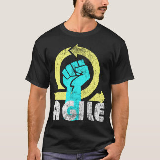 Camiseta Poder ágil - estilo do vintage