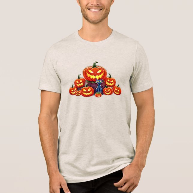 Camiseta Poder da Abóbora: Medos Festivos (Frente)