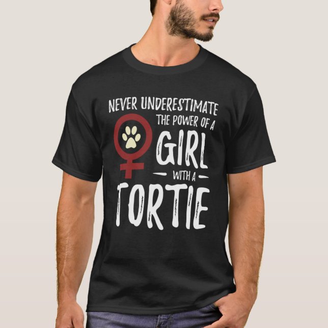 Camiseta Poder da Menina Torta Feminista Cat Mãe (Frente)