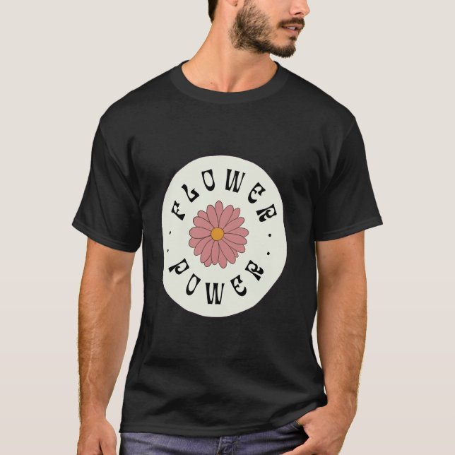 Camiseta Poder das Flores, Retro Nathare Amante Vegano Vege (Frente)