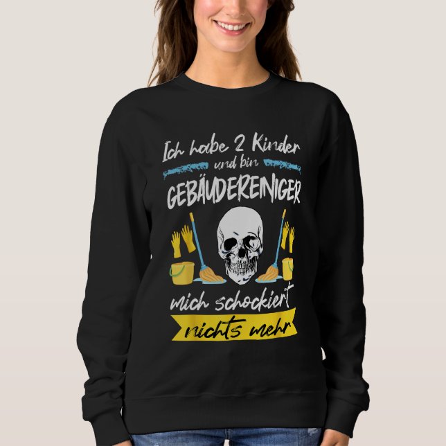 Camiseta Poder de Limpeza Tenho 2 Kinder e Construção de Li (Frente)