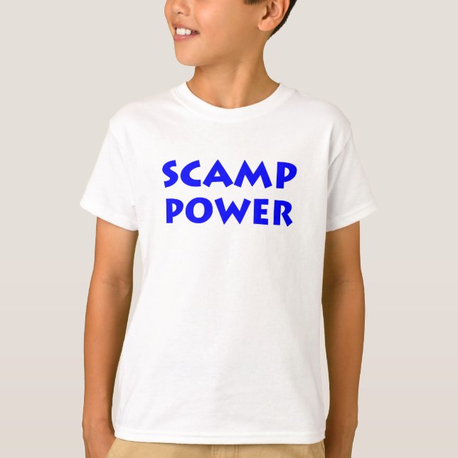 Camiseta Poder De Scamp Agora! (Frente)