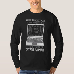 Camiseta Poder De Vida De Criptomoeda Comercial De Cry Sabo