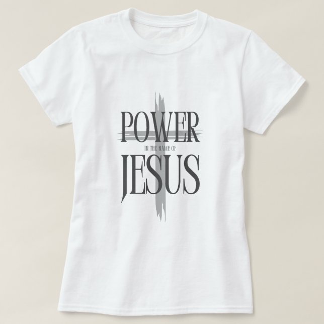 Camiseta Poder do Nome de Jesus (Frente do Design)