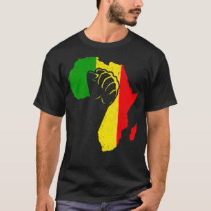 Camiseta Poder do Orgulho Africano Americano História Negra