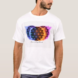 Camiseta Poder em Cada Elemento Esfera de Energia Fogo &