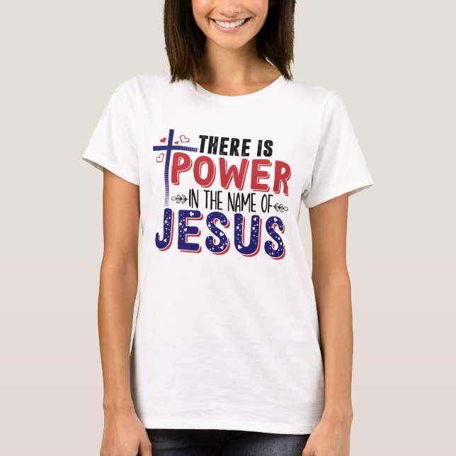 Camiseta Poder em nome de Jesus (Frente)