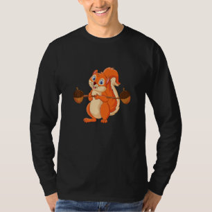 Camiseta Poder Esquilo Floresta Amor Animal Melhor Amigo Es
