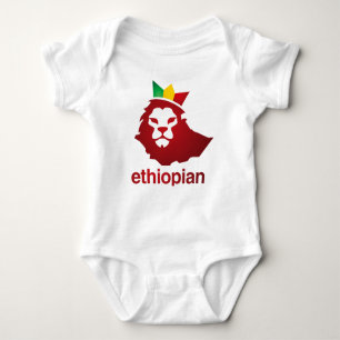 Camiseta Poder etíope - Bodysuit do jérsei do bebê