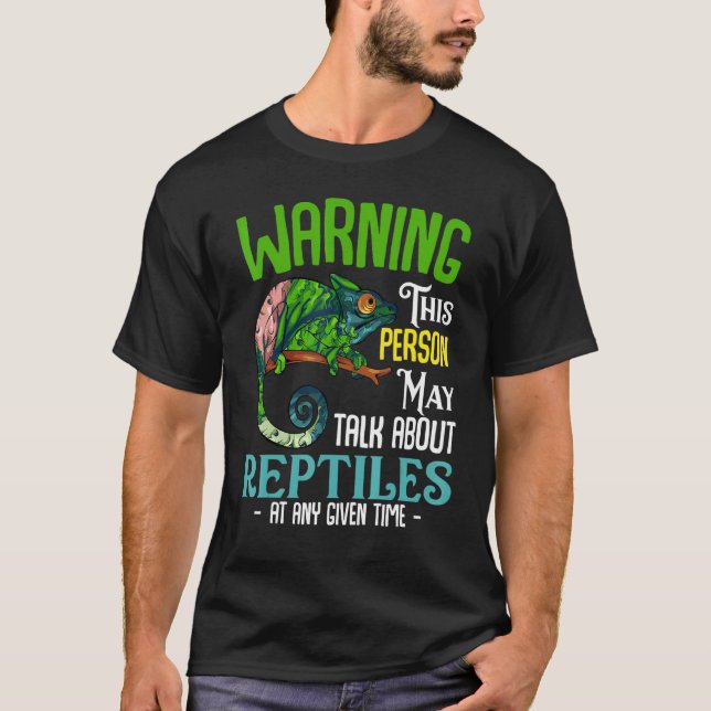 Camiseta Poder Falar Répteis Espécies de Cobras   Dono Laga (Frente)