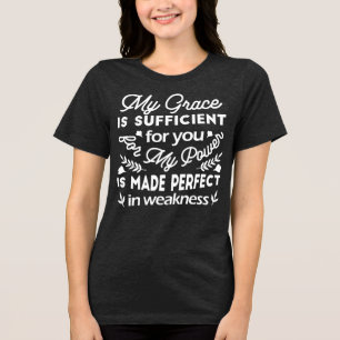Camiseta Poder Feito Perfeito Na Fraqueza 2 Coríntios 12:9