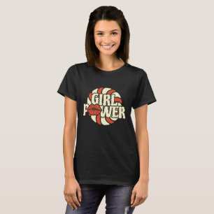 Camiseta Poder Feminino – Feminista Ousada Retro