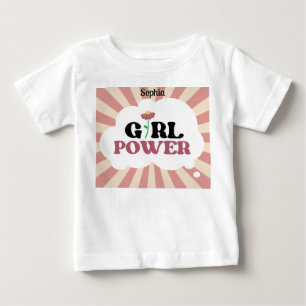 Camiseta PODER FEMININO. Nome editável