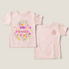 Camiseta "Poder Feminino" para Criança e Jovem