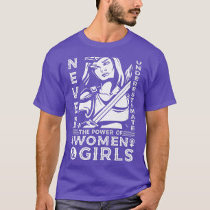 Camiseta Poder Feminista Das Mulheres Fortes Citam Feminis