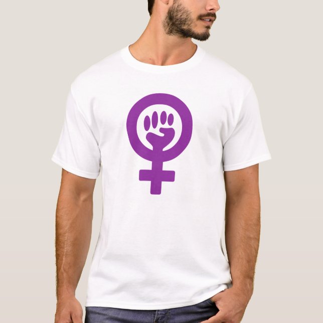 Camiseta Poder feminista/poder da mulher (Frente)