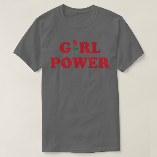 Camiseta Poder Menina, Feminismo Tee Girl Power, Rosa Tee24 (Frente do Design)