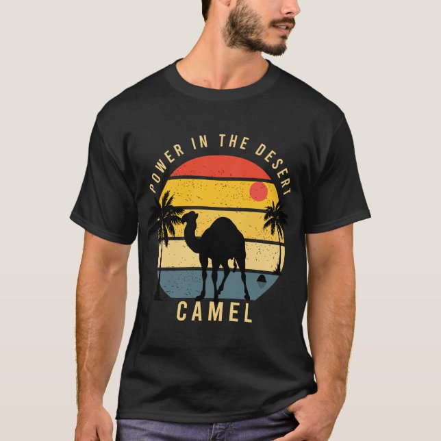 Camiseta Poder no deserto egípcio (Frente)