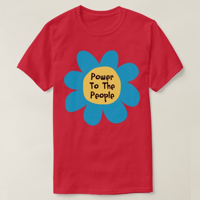 Camiseta Poder Para O Protesto De Ativista Do Pessoas (Frente do Design)