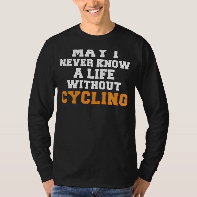 Camiseta Poder Pedal: Que Nunca Conheça Uma Vida Sem Ciclo (Frente)