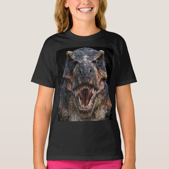 Camiseta     Poder Primal 010 – Tyrannosaurus Rex (Frente)