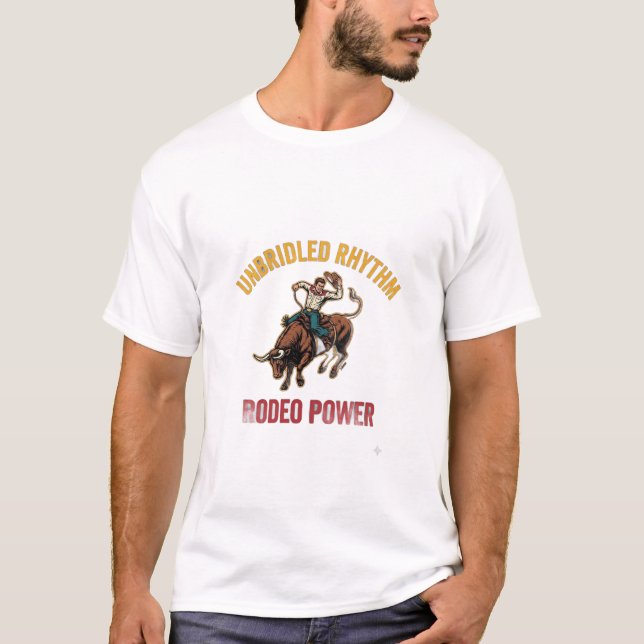 Camiseta Poder Rodeio Ritmo Desenfreado ADOM (Frente)