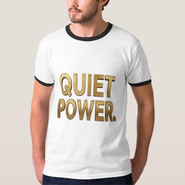 Camiseta Poder Silencioso | Grande Esfinge Projeto Egito (Frente)