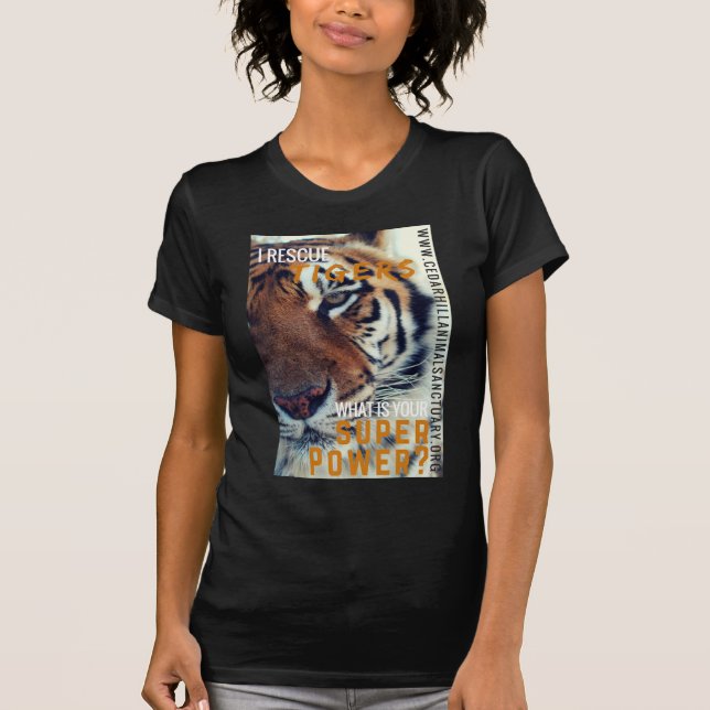 Camiseta Poder super do tigre (Frente)