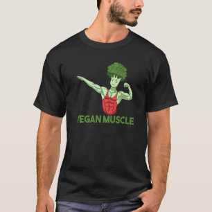 Camiseta Poder Vegano Vegetariano Brócolis Planta Musculaçã