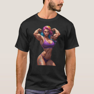 Camiseta Poderosa Deusa Malhação Flex Bold Arco-Íris