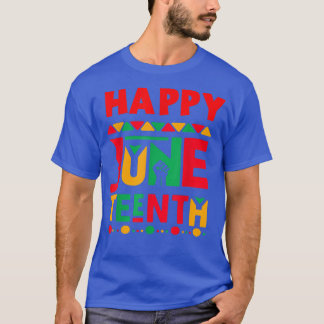 Camiseta Poderoso Décimo-Junho Cita E Imprime Um Feliz Junh