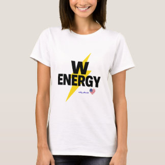Camiseta Poderoso Design Motivacional de Raio de Energia