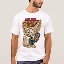 Camiseta Podes Capturar essa Embroideria Divertida de uma R